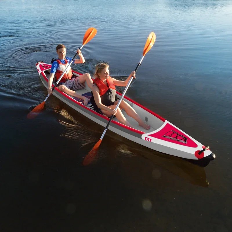 3 Person Customized Inflatable Paddle Board Cover Waterproof Foot Fishing Inflatable Pedal Canoe Kayak Boat