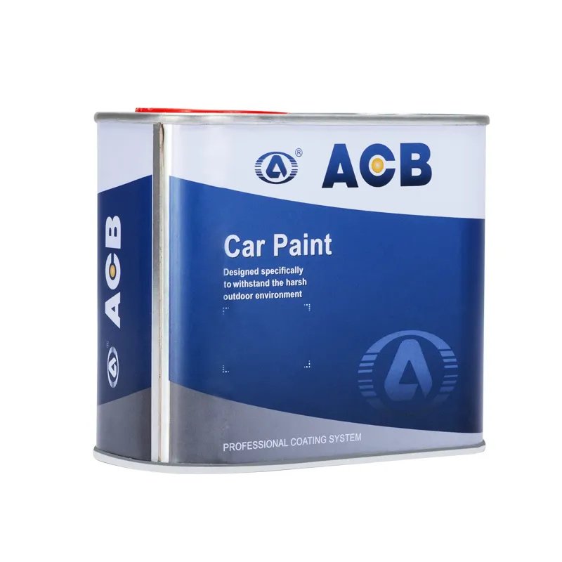 ACB Car Paint Wholesale High Quality Repair Automotive Refinish 1K 2K Clear Coat Polyurethane Auto Paint