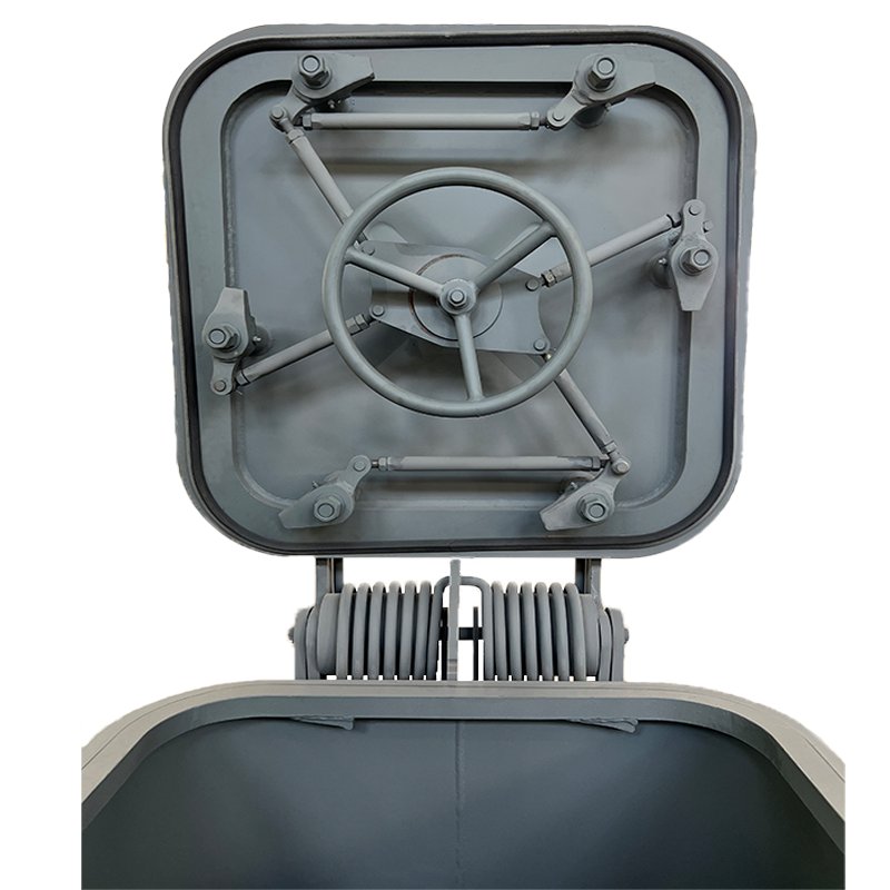 High Pressure Hatch Marine Steel Small Size Hatch Cover Quick Acting C Type