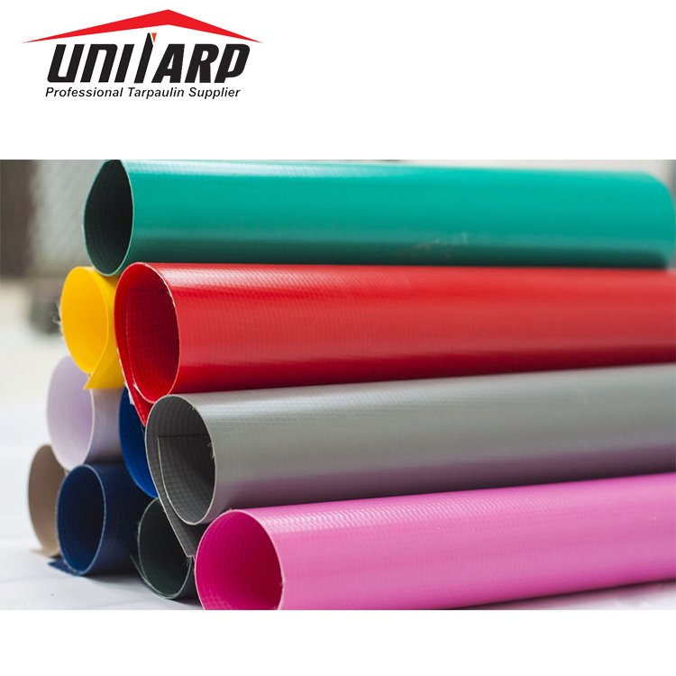 Heavy Duty UV Stable PVC Plastic Canvas Fabric Tarpaulin Roll Fabric