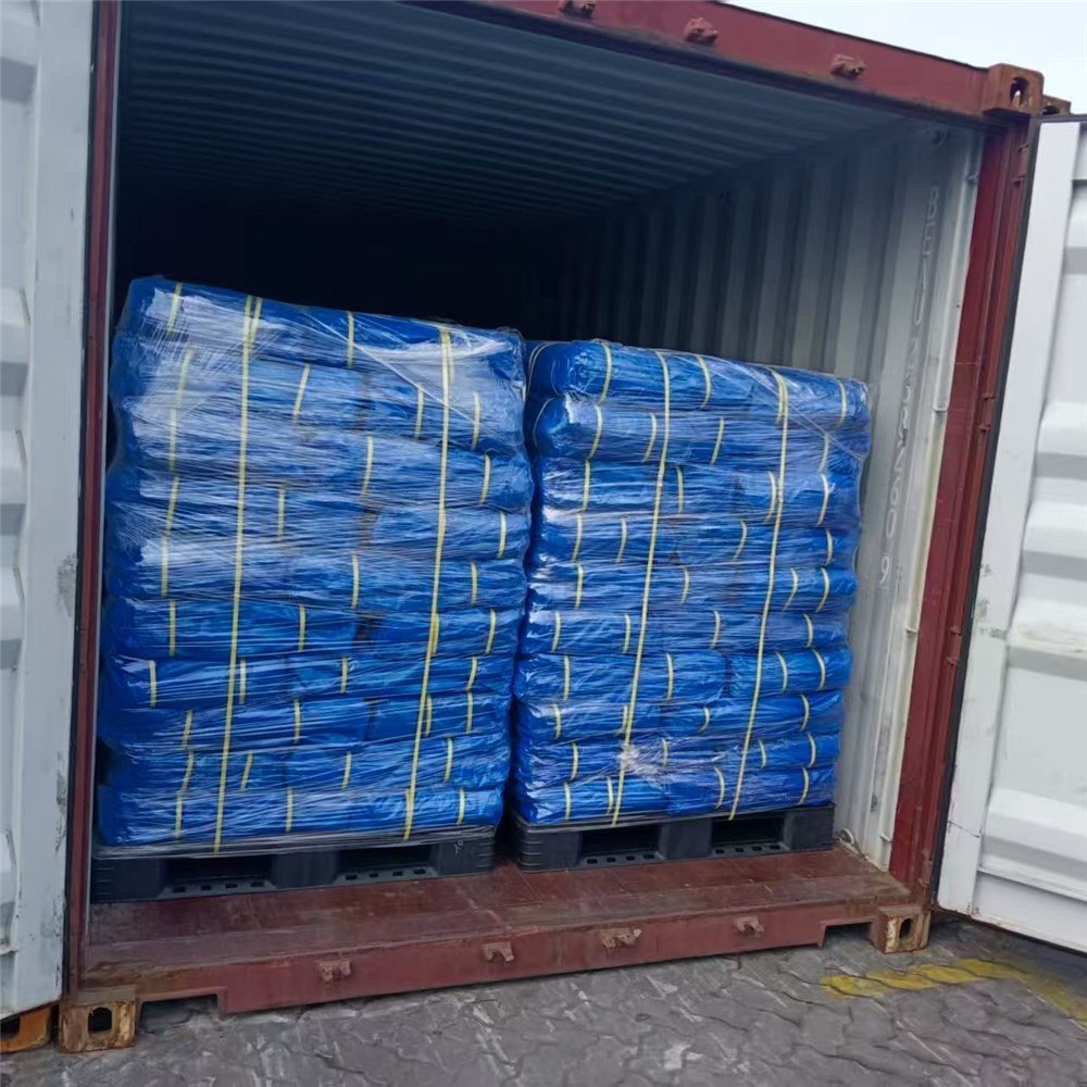 210GSM Customized Size Thickness LDPE Coated PE Tarpaulin Sheet Cover Canvas Tarpaulin With Aluminium Grommet
