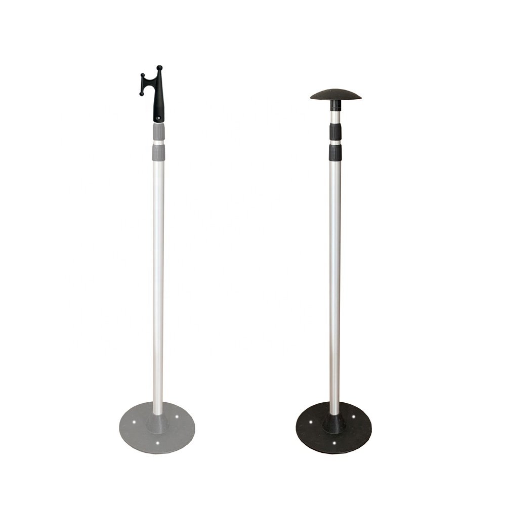 Boat Cover Support Pole System/ Multifunctional Retractable Aluminum Rod and Boat Hook
