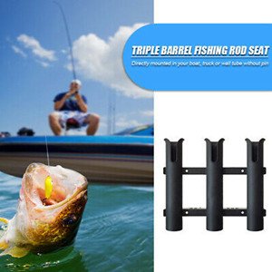 Hot Selling Plastic Clamp-On Fishing Rod Holder Bracket Convenient Installation & Effortless Attachment