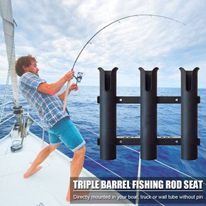 Hot Selling Plastic Clamp-On Fishing Rod Holder Bracket Convenient Installation & Effortless Attachment