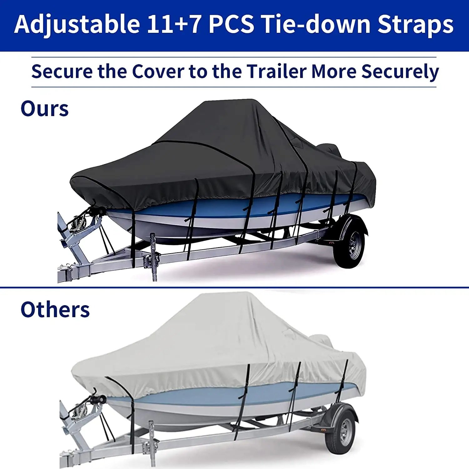 Customized Oxford Cloth Boat Cover Waterproof and Sunscreen Canopy Ship Rain Cover