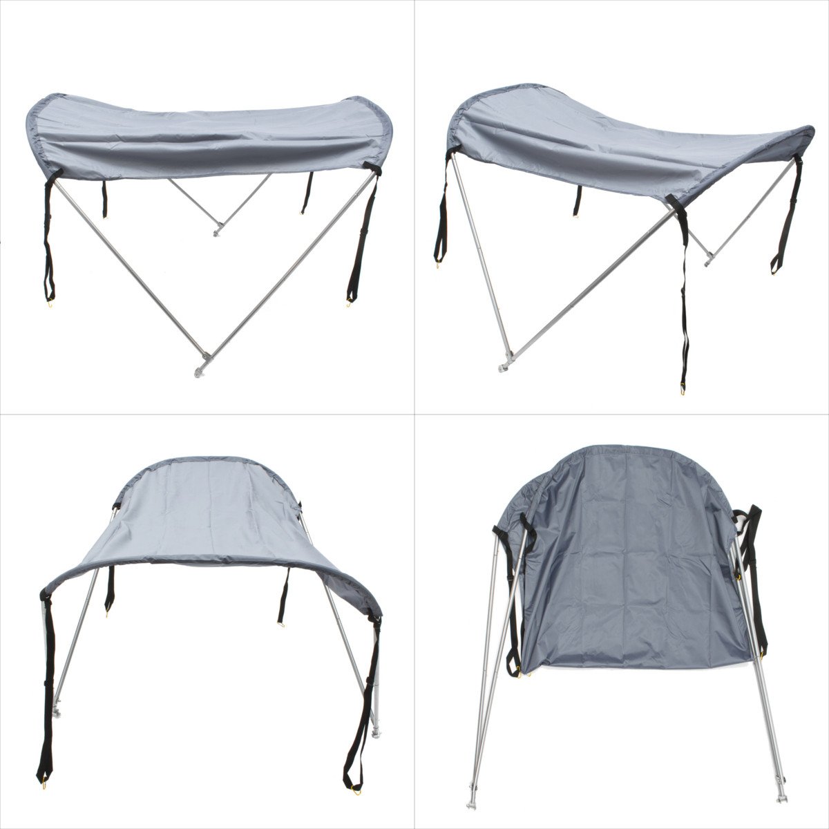 Oxford Waterproof Square Rear Support Pole Boat Cover Stainless Steel Bimini Top for Boat