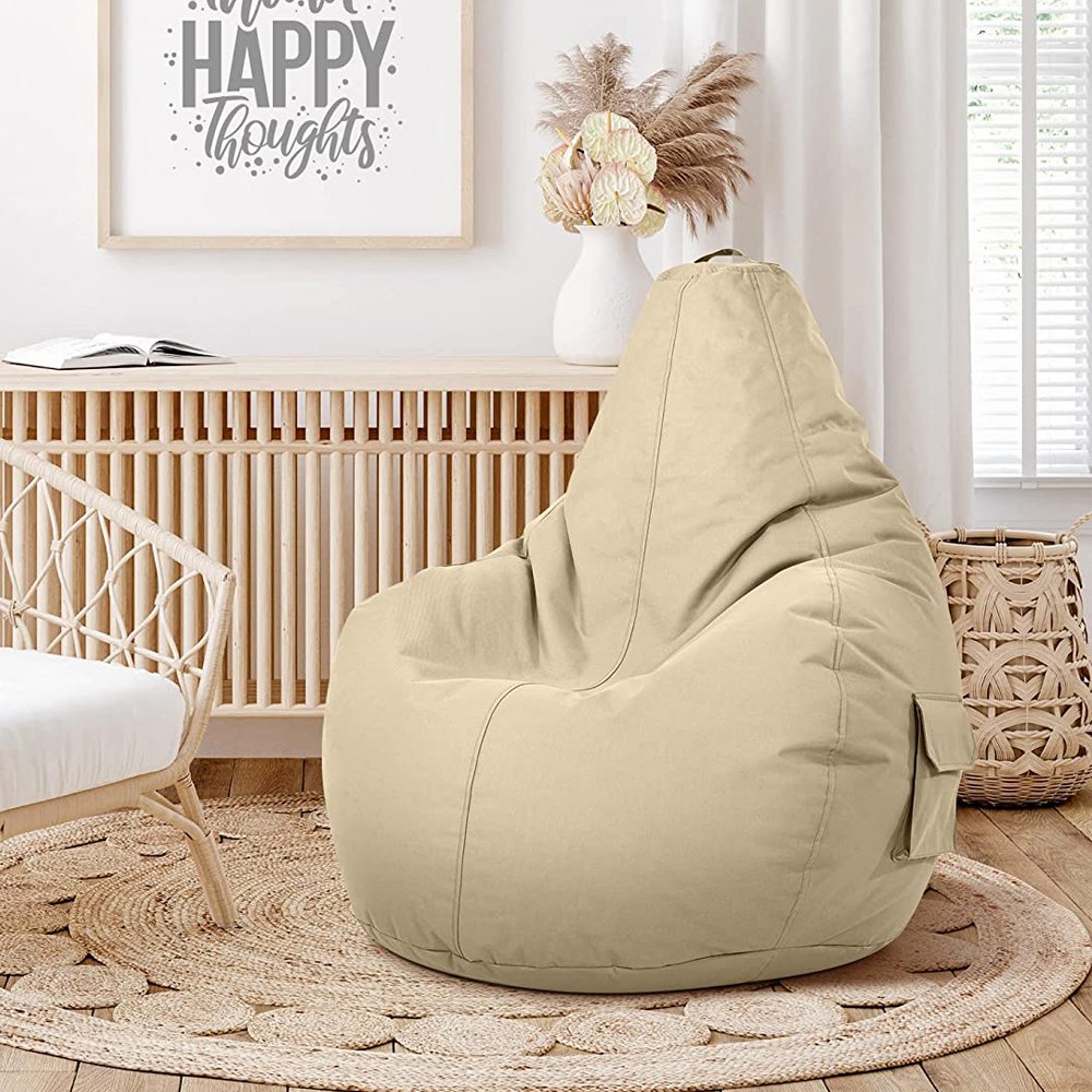 Customize Bean Bag Chair Gaming Cone Sofa Recliner Boat Sailing Fishing Beanbag Pouf Waterproof Outdoor Bean Bag Cover