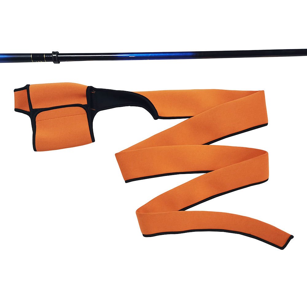 Free Sample Custom Size Spinning Casting Fishing Rod Fly Protective Covers Neoprene Fishing Rod Sleeve
