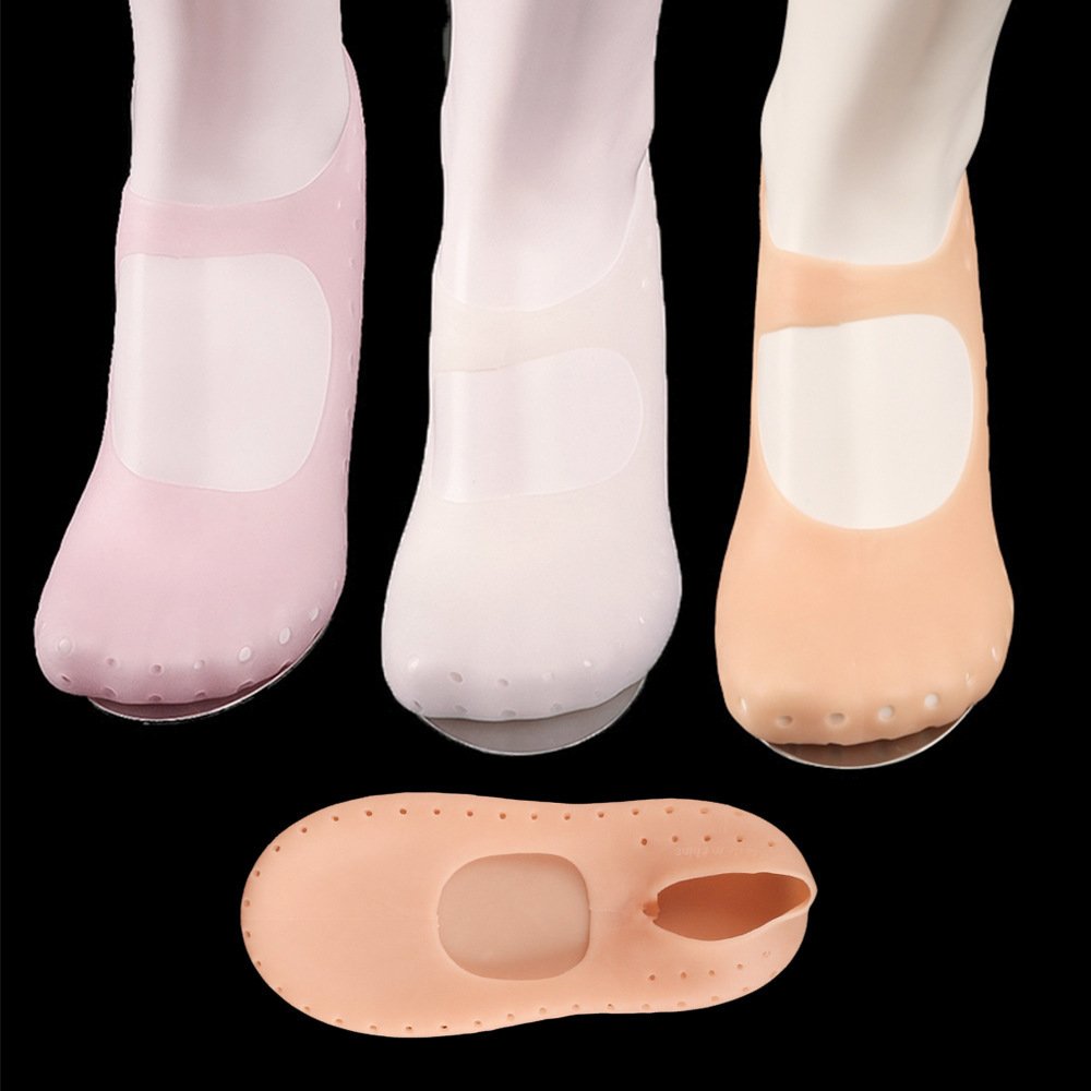 Silicone Boat Socks Women and Men's Anti-cracked Foot Autumn Winter Skin Care Cover