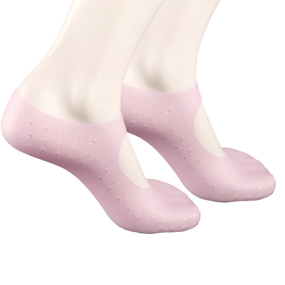 Silicone Boat Socks Women and Men's Anti-cracked Foot Autumn Winter Skin Care Cover