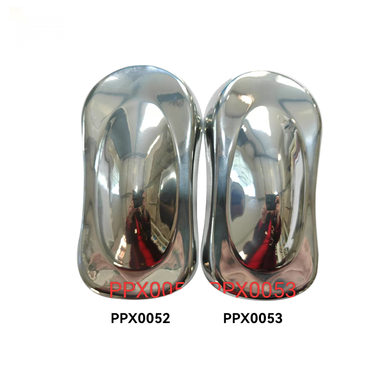 Wholesales PPX0053 Eco-friendly Powder Coating Powders Electrostatic Spraying Customized Color Silver Powder Coating Paints