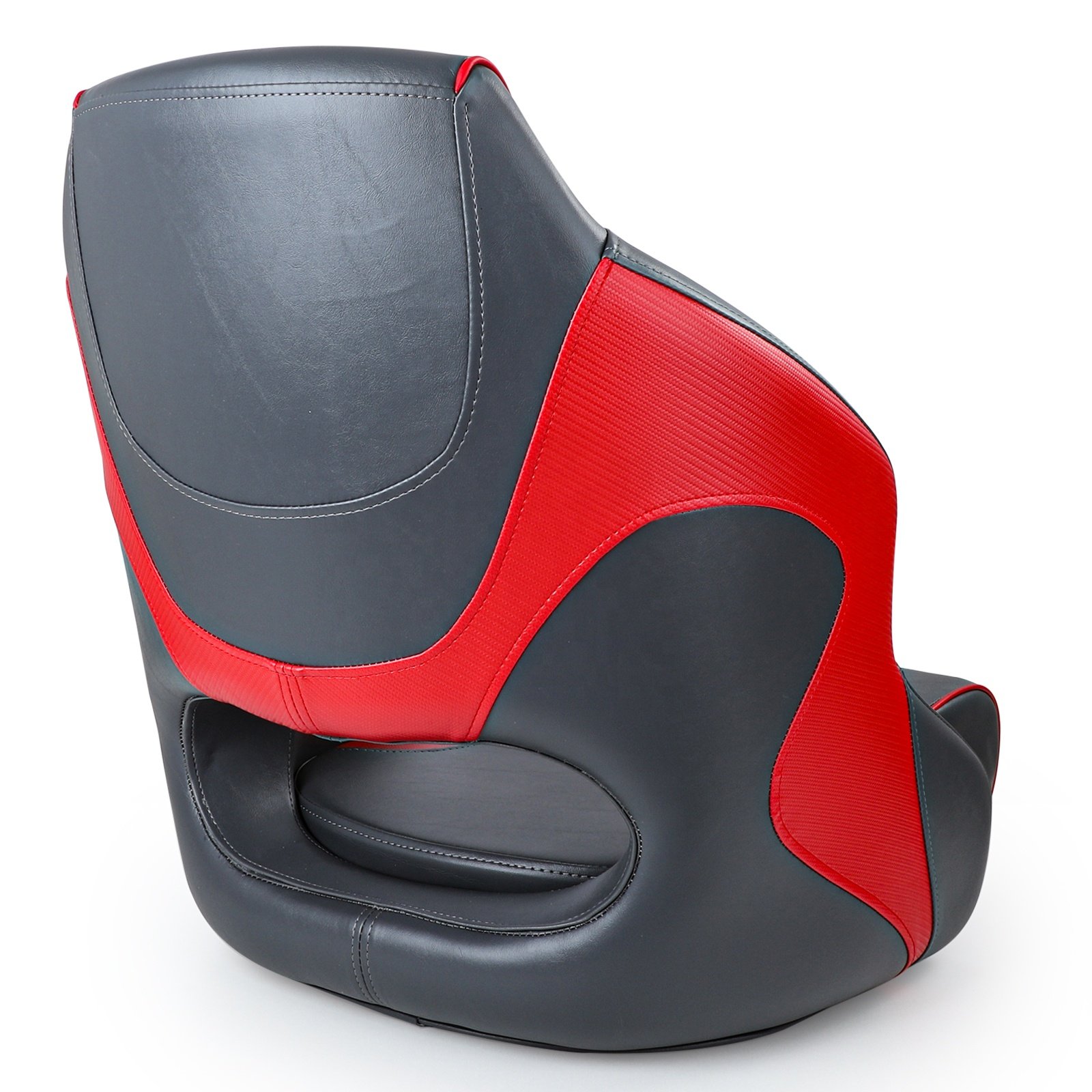Grey in Red Boat Seat with Full Upholstered Cushion High Quality Marine Ship Yacht Passenger Seat