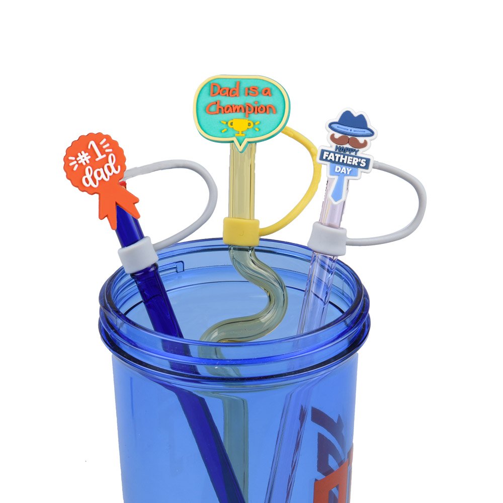 Custom Cartoon Straw Silicone Dustproof Cover Flower Rabbit Love Plug Soft Rubber Recirculable Cloud Straw Cover