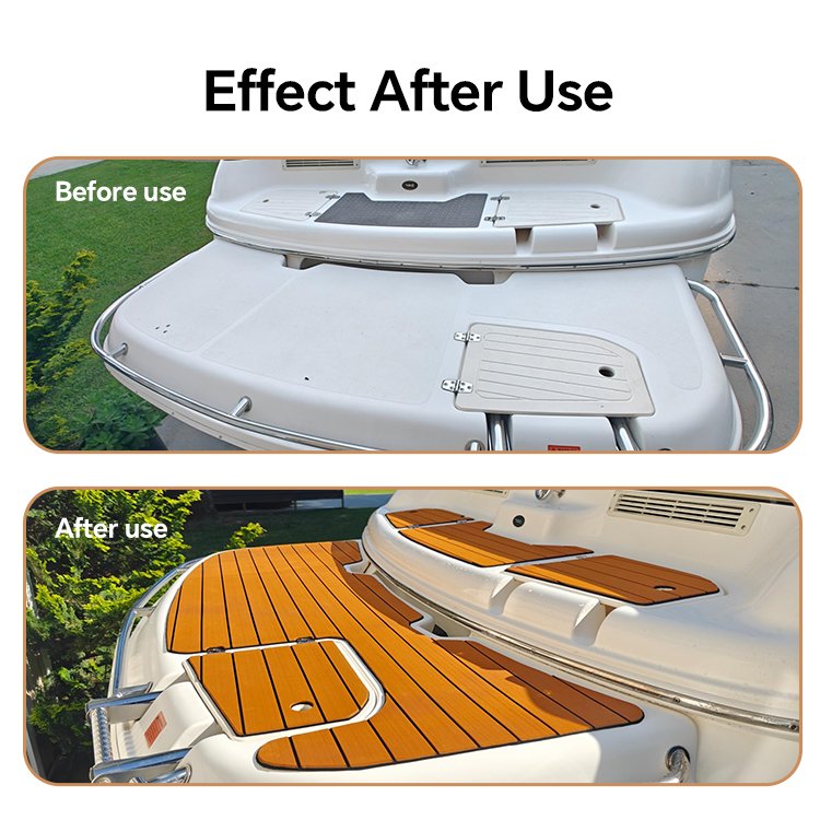 HOMFUL Self-Adhesive EVA Foam Boat Floor Mat Non-Slip Boat Deck Mat Marine Accessories Boat Mat For Marine