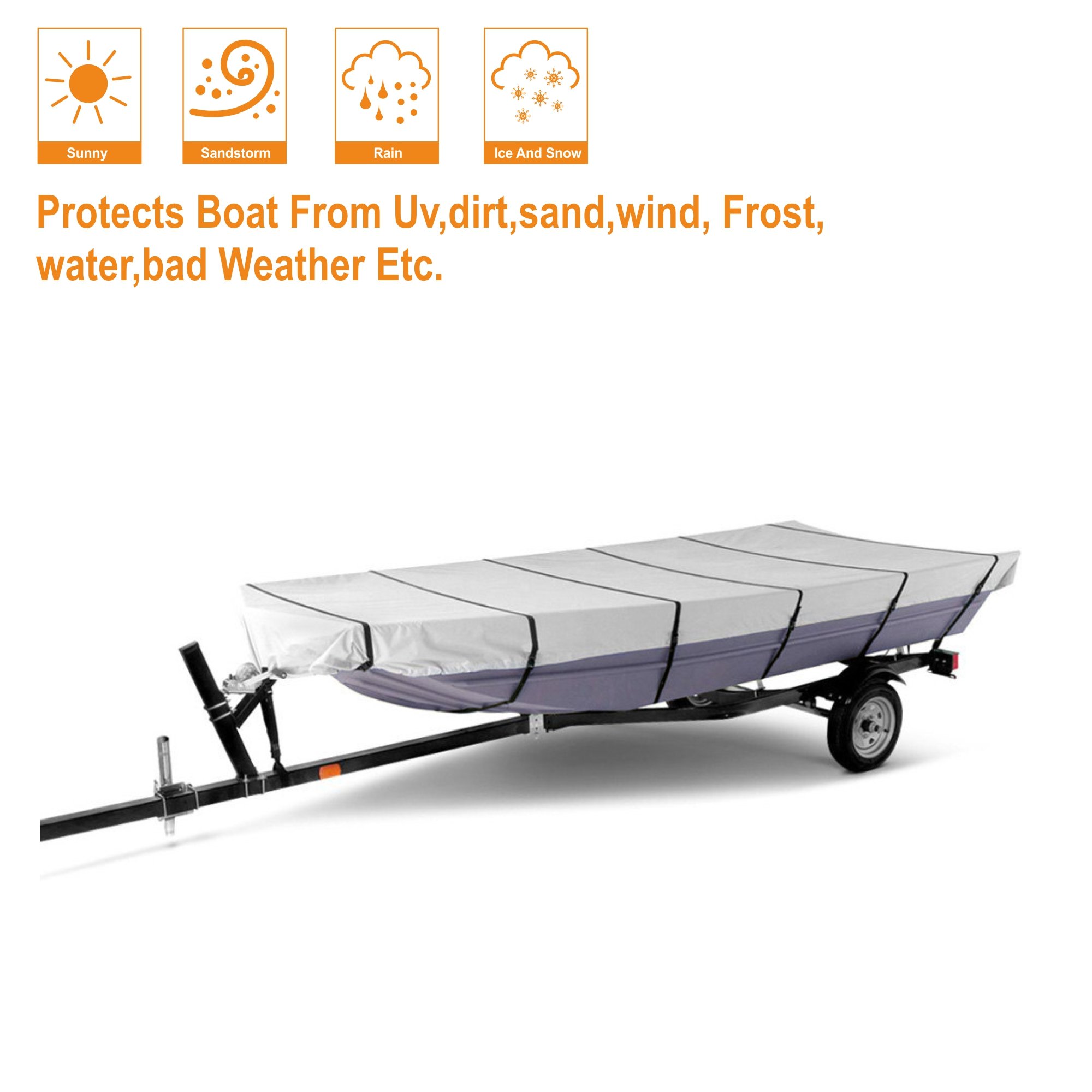 Factory Low Price Customized Boat Seat Cover Oxford Fabric Boat Cover