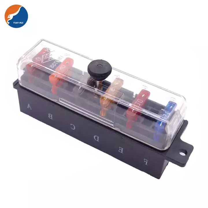 HG-4735-S6B HG-4735-S6C HG-4735-S6D HG-4735-S8 Multiway Auto Plug in Fuse Automotive 6 8 Ways Blade Fuse Holder Box Block