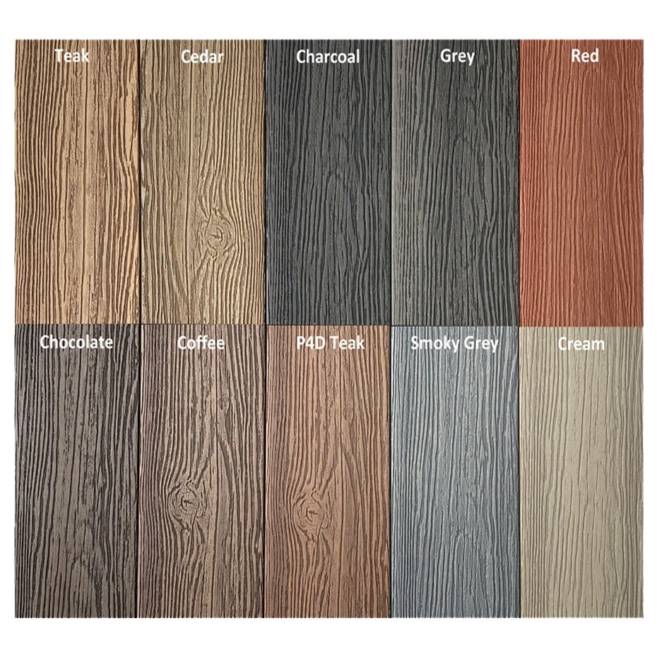 OEM Exterior Outdoor Balcony Wood Plastic Composite Terrace Sea Deck Boat Flooring Pattern Waterproof Pool WPC Floor Covering
