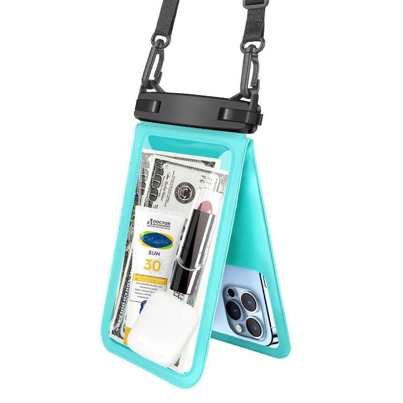 Free Sample Outdoor Camping Big Size 7.2inch Waterproof Mobile Phone Pouch IPX8 Waterproof Phone Case Travel Bag