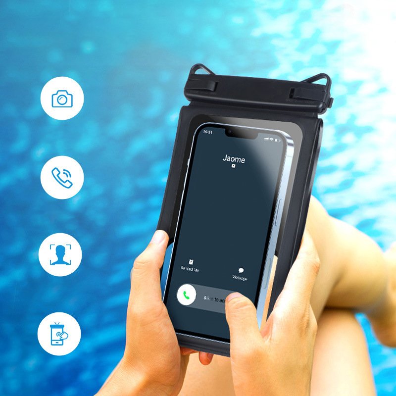 Free Sample Outdoor Camping Big Size 7.2inch Waterproof Mobile Phone Pouch IPX8 Waterproof Phone Case Travel Bag
