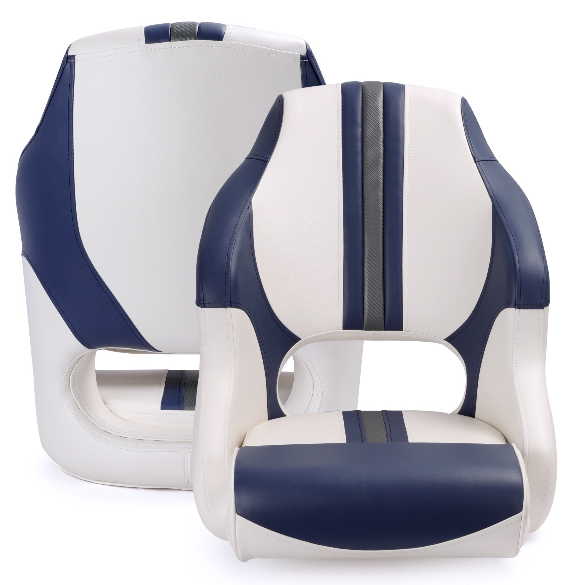 Marine High-Quality Deluxe Folding Boat Seat Customized Waterproof Pontoon Bats Seats
