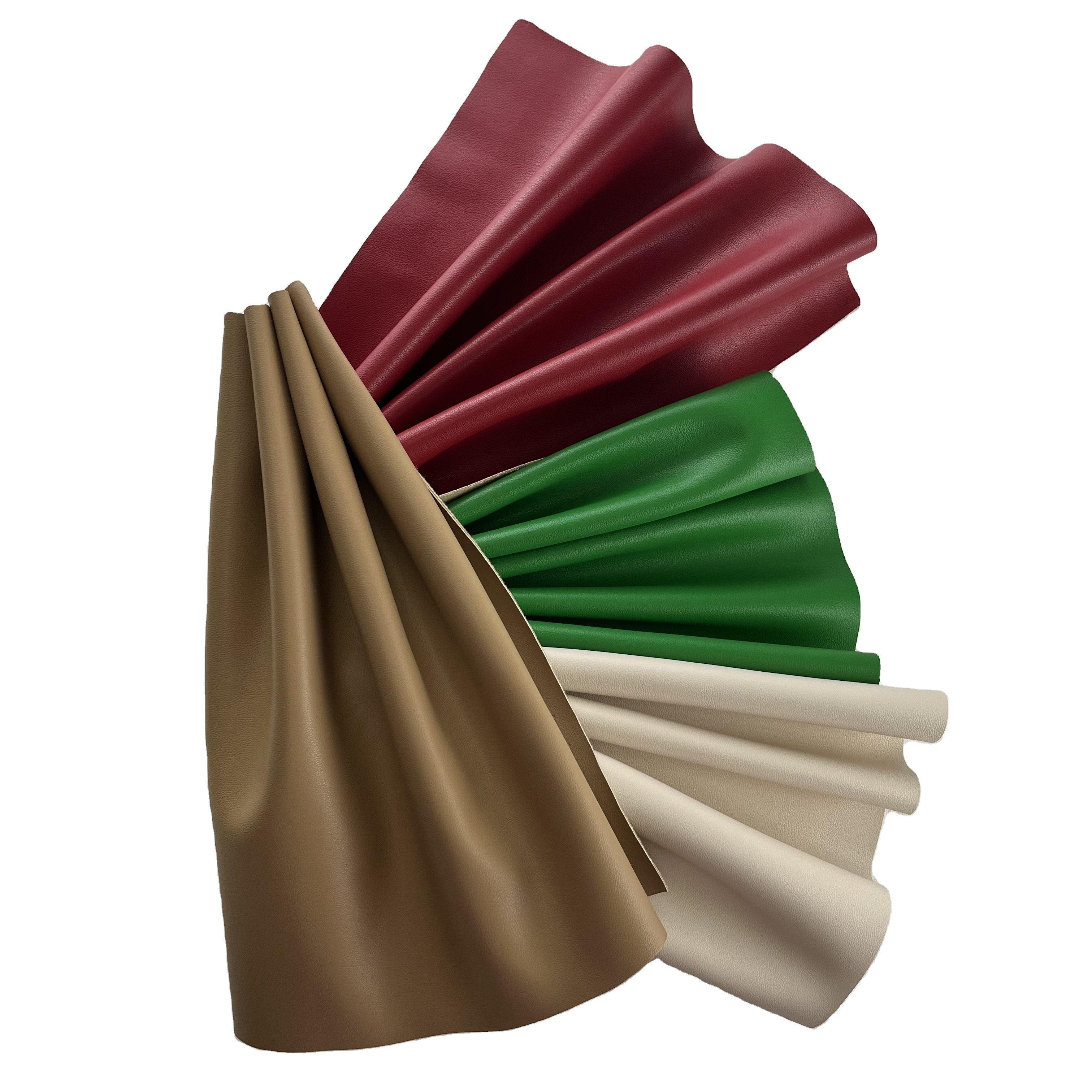 Waterproof PU Leather Fabric Knitted Embossed Faux Finish Marine Vinyl Rolls Material for Boats Yachts Car Seats