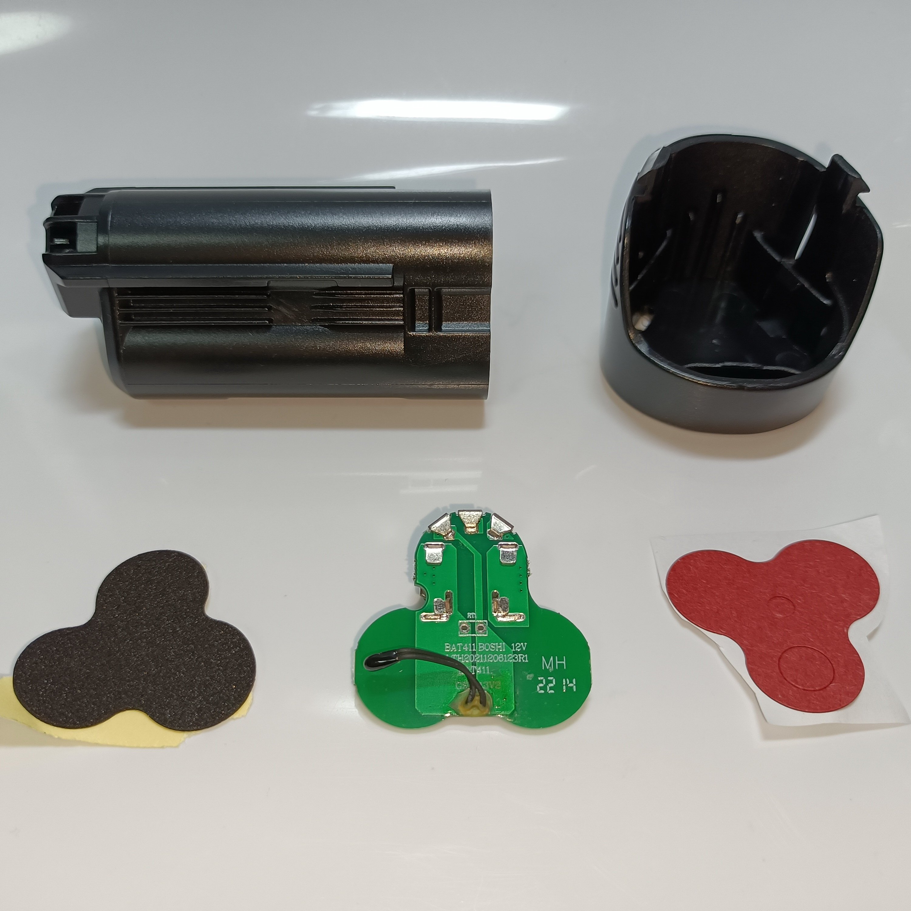 Factory Price Bos 12v 3.0ah BAT411 Plastic case Plastic Housing Plastic Cover BMS 3 CELL 18650 10.8V 10.0AH BAT607B BAT614 14.4V