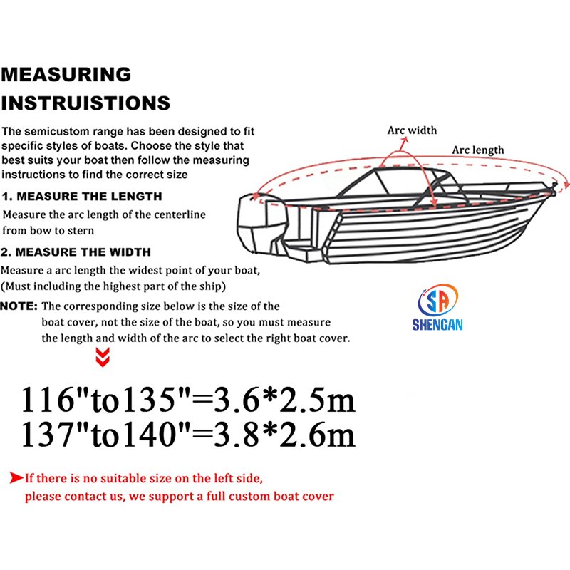 210D Trailerable Jet Ski Cover, Heavy-duty PWC Jet Ski Boat Cover Made of Oxford Cloth Customized Canoa Waterproof Polyester