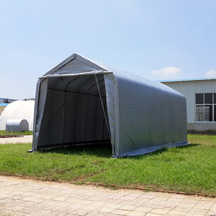 14'Wx33'L High Quality Pyramid Outdoor Portable Car RV PVC Boat Shelter Canopy Tent Storage Shed