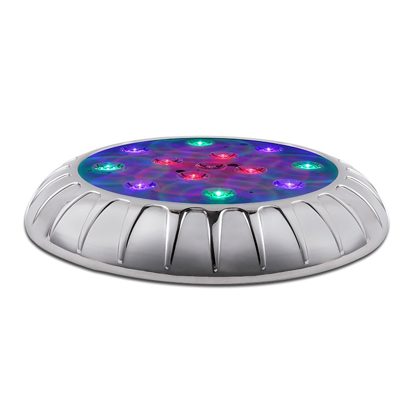 SMD2835 6W 8W 18W 316 Stainless Steel LED Underwater Marine Boat Light IP68 Surface Mounted Swimming Pool Light