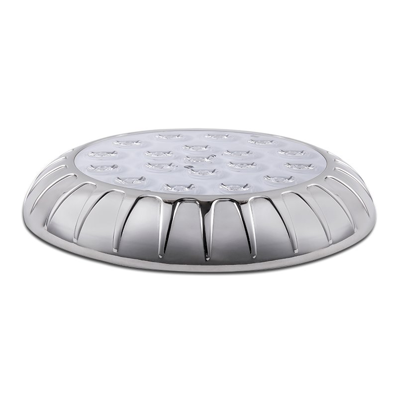 SMD2835 6W 8W 18W 316 Stainless Steel LED Underwater Marine Boat Light IP68 Surface Mounted Swimming Pool Light