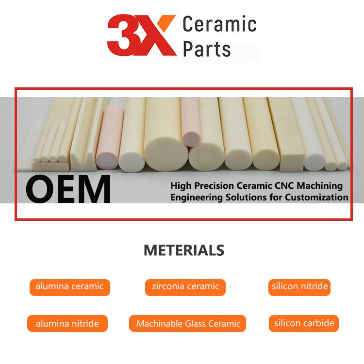 ODM OEM White Zirconia Ceramic Blade Multi-Tooth Ball Rod Shape Insulated Silicon Nitride Material Cutting Ceramic Parts Plates