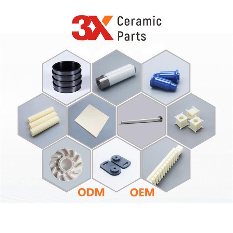 ODM OEM White Zirconia Ceramic Blade Multi-Tooth Ball Rod Shape Insulated Silicon Nitride Material Cutting Ceramic Parts Plates