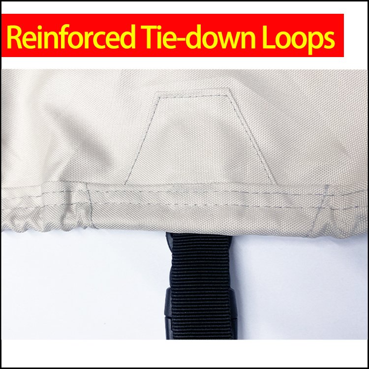 Custom Fabric Railerable 22ft T-Top Boat Cover Personal Watercraft Weather Ripstop Heavy Duty Boat Cover