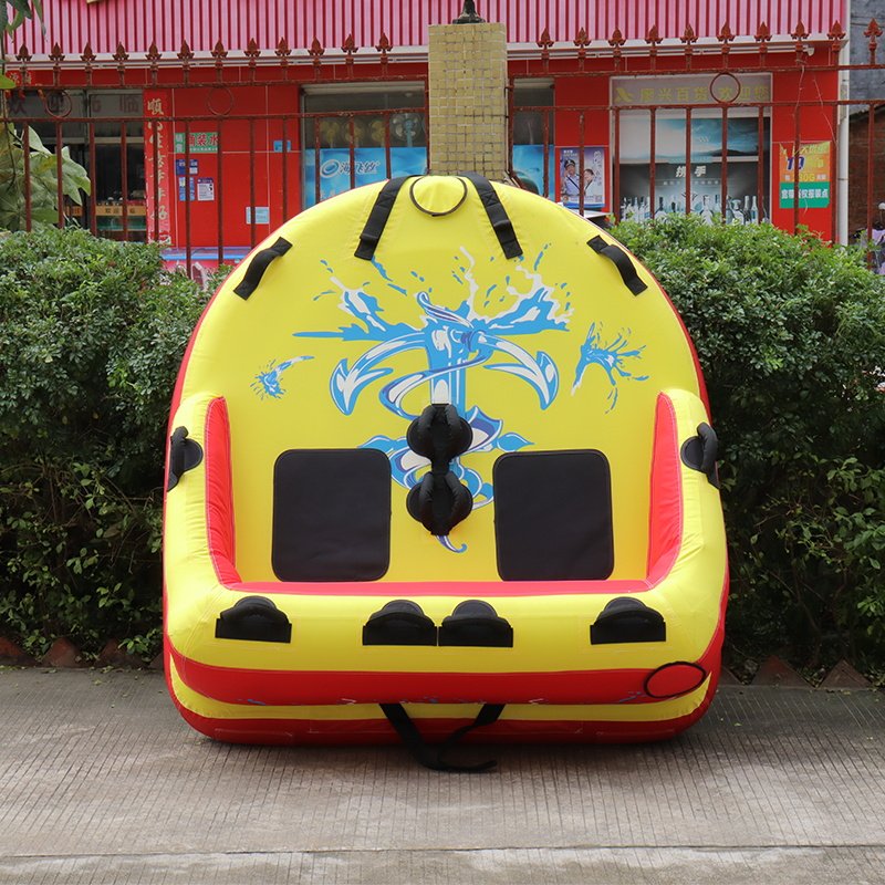 On Stock Heavy-Duty Watersports Inflatable Towable Tubes - 2 Person Towable Water Tube, Inflatable Boat Tube Towable Men