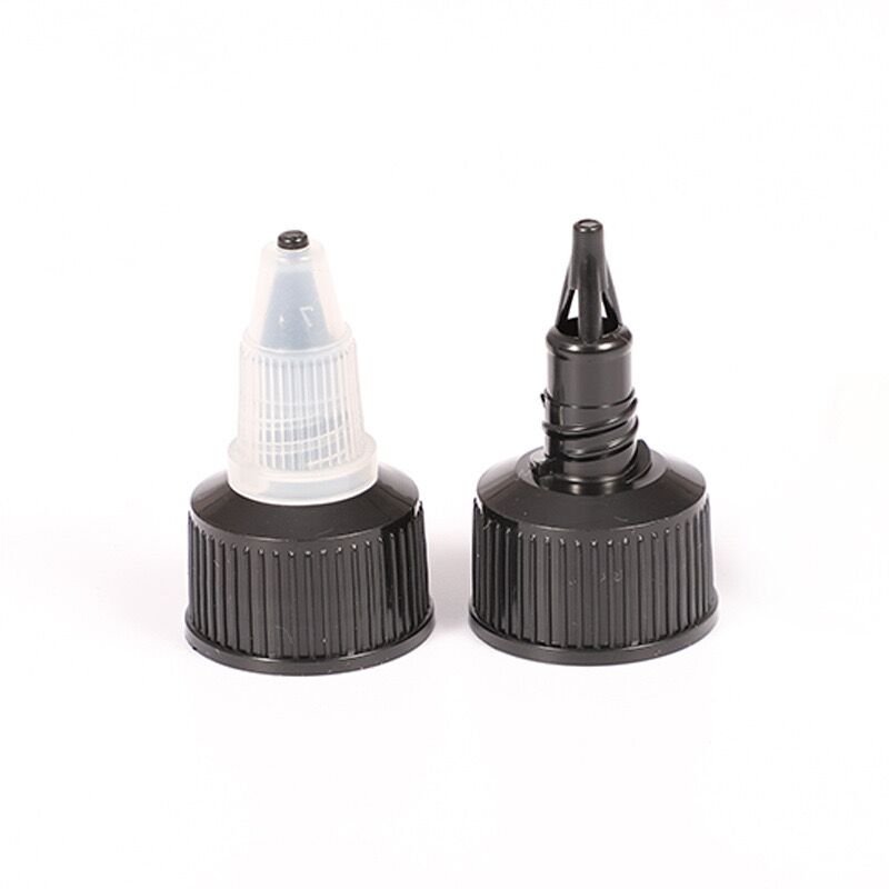 Hot Sale High Quality Portable Transparent 18/20/24/28 Closure Sand Painting Bottle Plastic PP Knob Cover Needles Tip Cap
