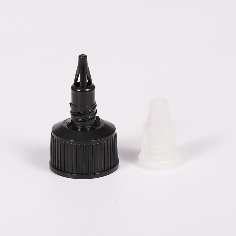 Hot Sale High Quality Portable Transparent 18/20/24/28 Closure Sand Painting Bottle Plastic PP Knob Cover Needles Tip Cap
