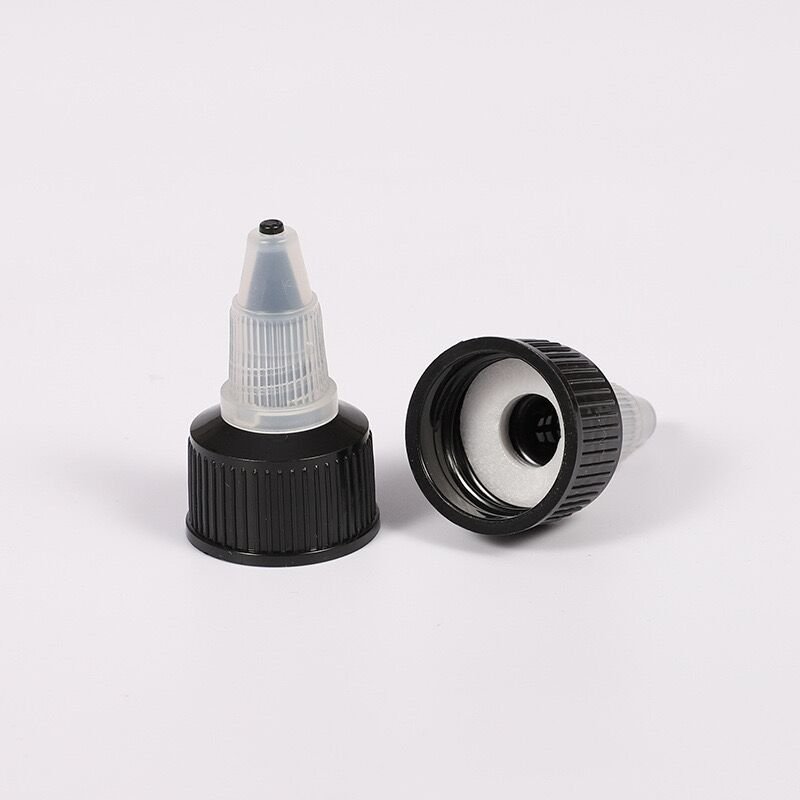 Hot Sale High Quality Portable Transparent 18/20/24/28 Closure Sand Painting Bottle Plastic PP Knob Cover Needles Tip Cap
