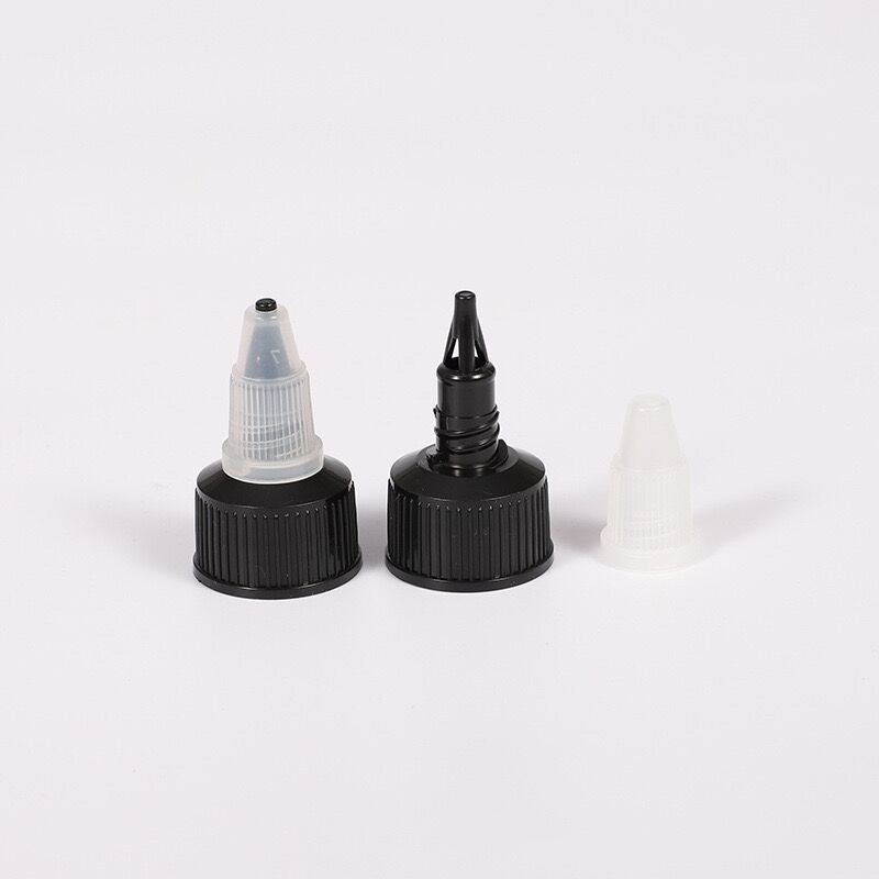 Hot Sale High Quality Portable Transparent 18/20/24/28 Closure Sand Painting Bottle Plastic PP Knob Cover Needles Tip Cap