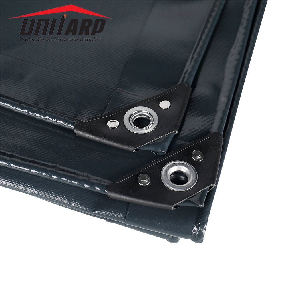 Black Tarp Waterproof 6x8 Feet Medium Duty All Purpose Poly Tarps Cover for Home, Boats, Cars, Camping, Protective Cover