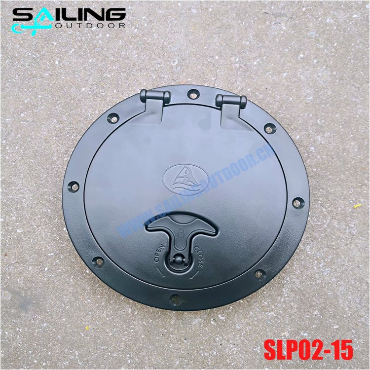 6inch Factory Outlet Nylon Plastic Marine Boat Deck Hatch Cover With Rubber Seal Packing for Yacht