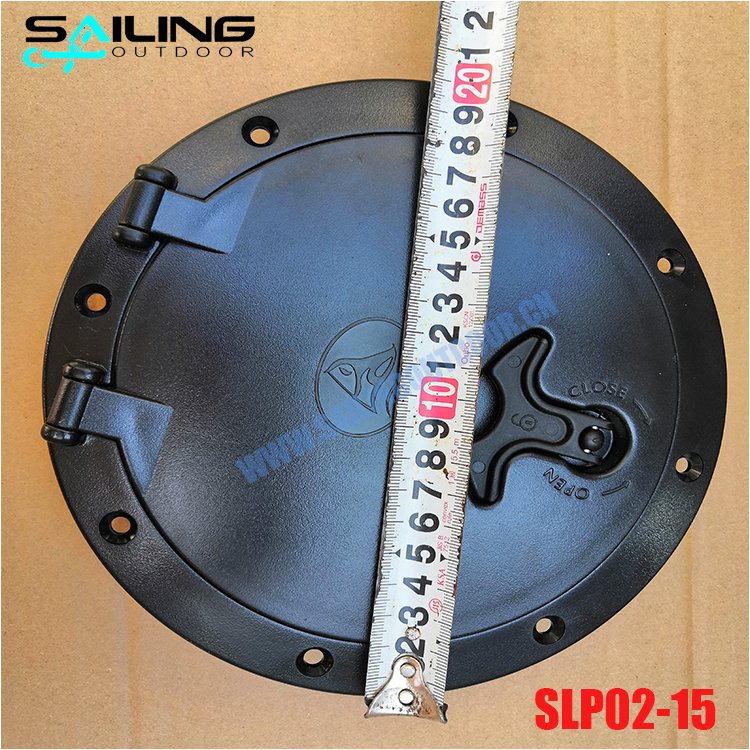 6inch Factory Outlet Nylon Plastic Marine Boat Deck Hatch Cover With Rubber Seal Packing for Yacht