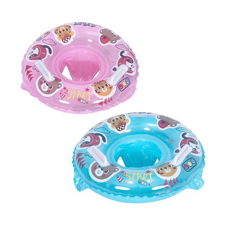 Factory Price Inflatable Baby Swim Float Canopy Kids Swimming Waist Trainer Fish Baby Seat Animals Baby Safety Seat Pool