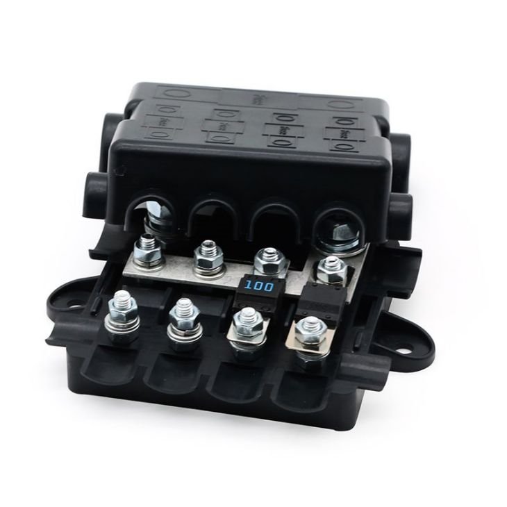 5-Way 1 ANM Mega 4 ANS Midi Fuse Box Block Fuses Holder Waterproof Indicator for Car Marine Boat SUV