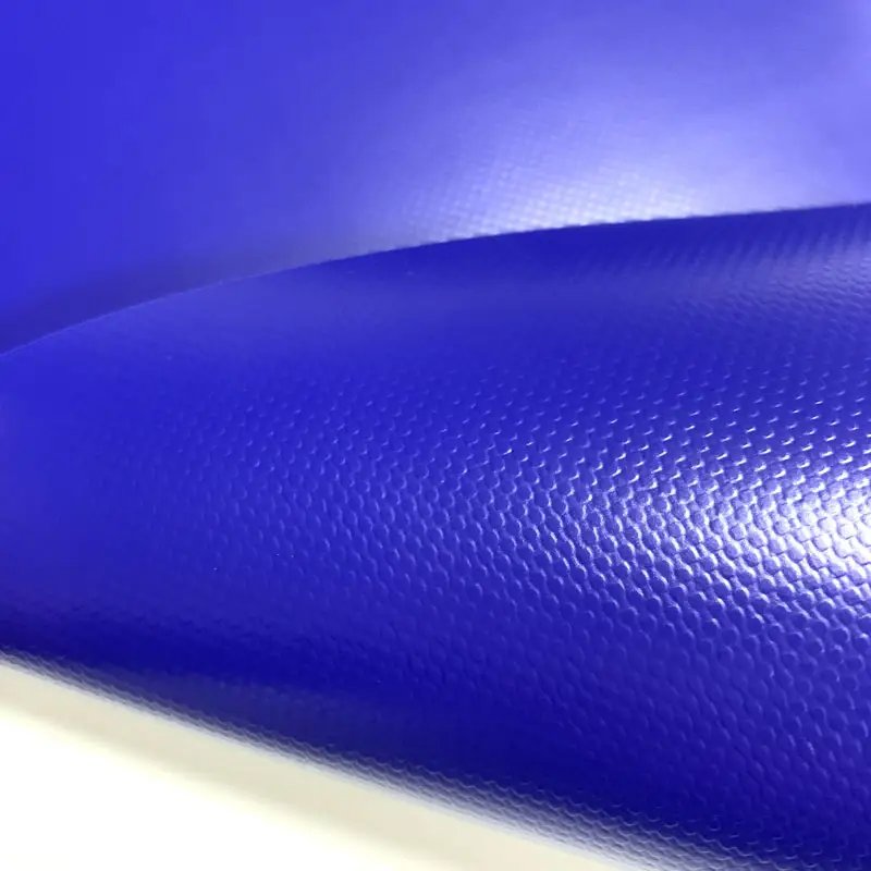 Heavy Duty Blue Color Waterproof Anti UV Tear Resistant Vinyl PVC Tarpaulin Rolls PVC Tarp Fabric for Goods Covers
