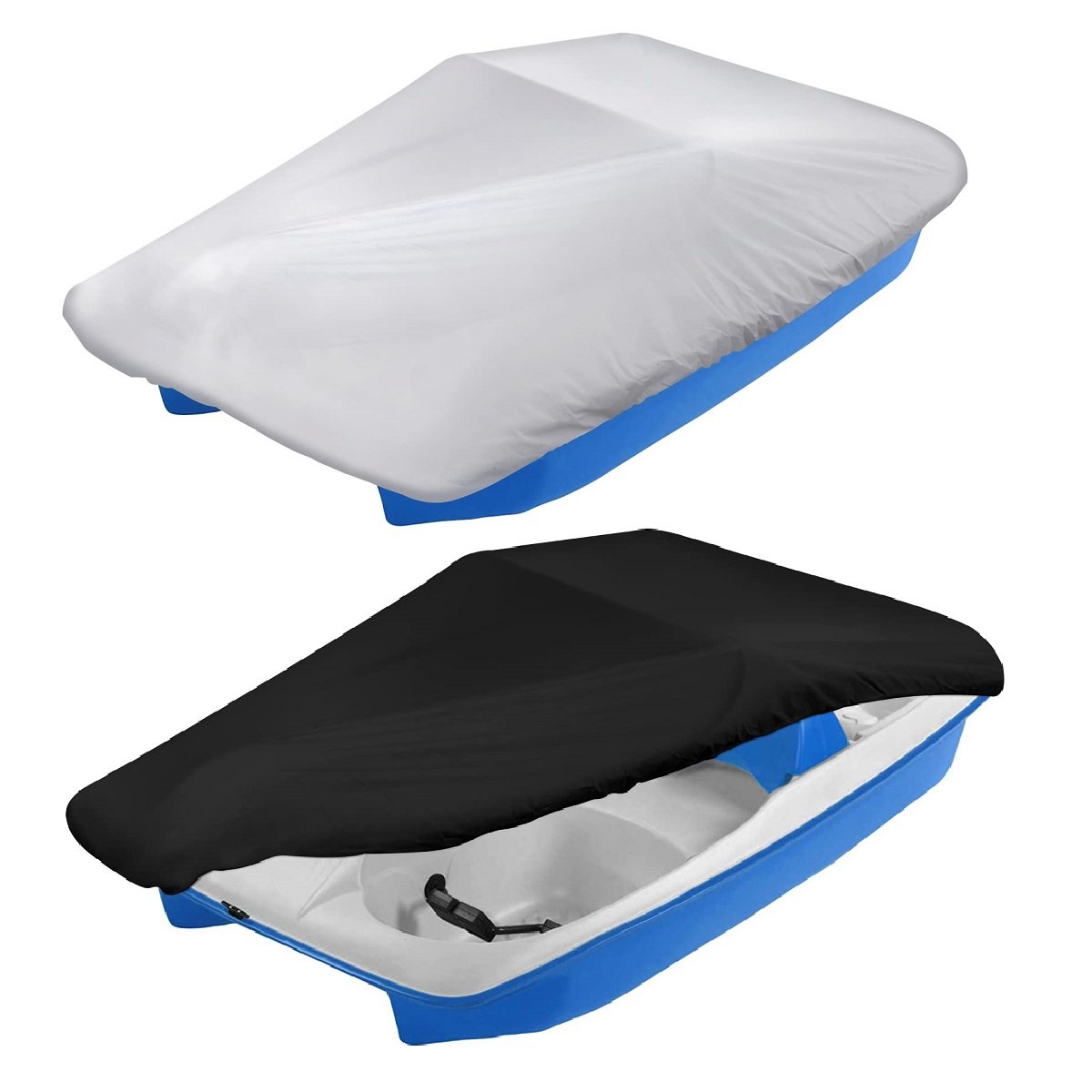 BBMonkey 10 Feet Boat Covers Material Pedal Boat Cover Canvas Mooring Cover for Boat