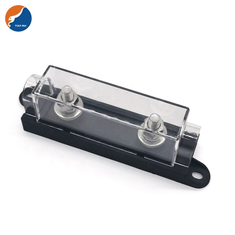 Audio Video 150A 250A 300A 350A 450A Automotive Bolt Type ANM MEGA Fuse Holder with PC Cover