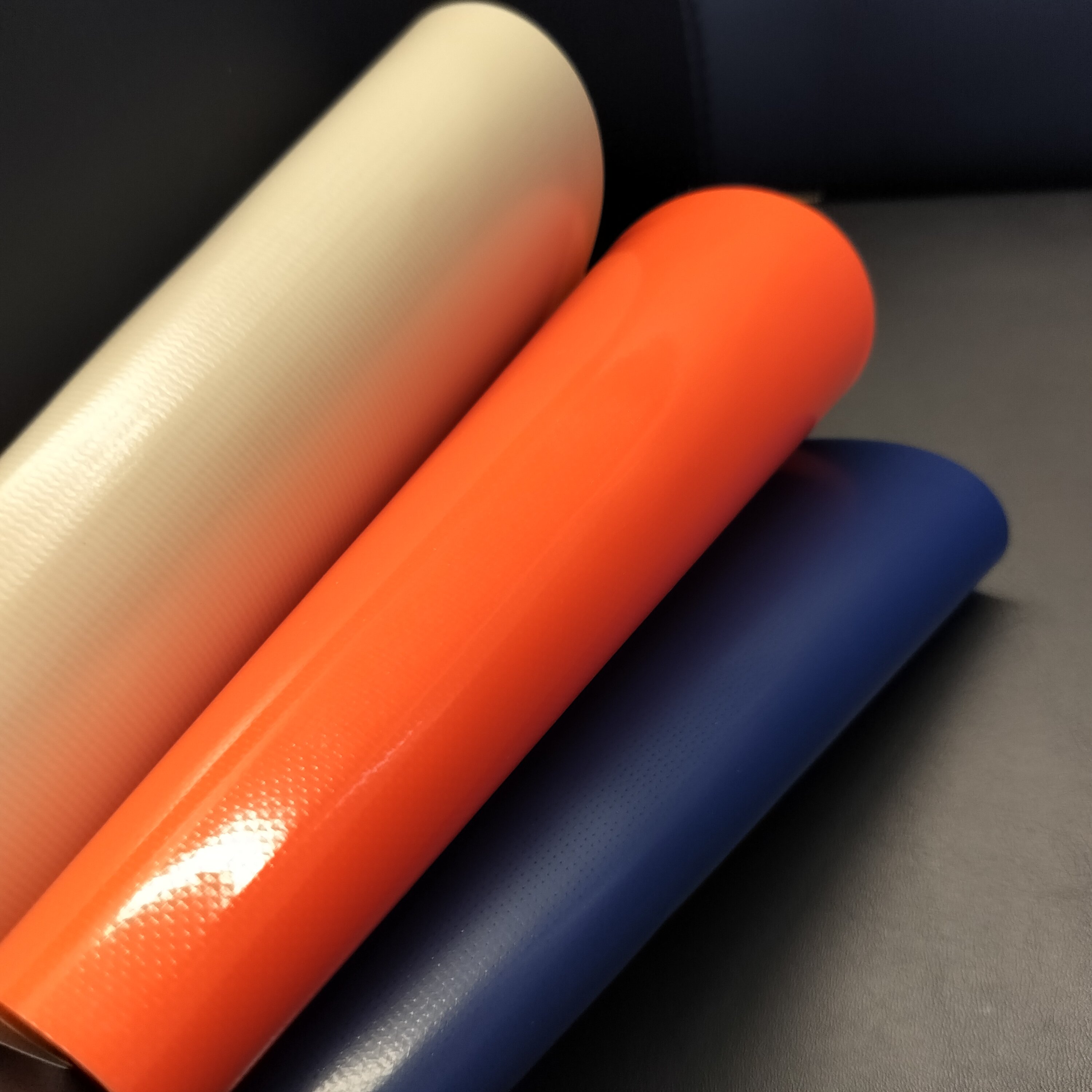 Flame Resistant Moisture-proof Waterproof 680gsm Custom Tear Resistant Tarps PVC Knife Coated Fabric for Boat