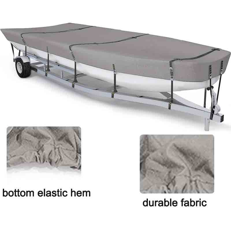 Custom Fit Boat Cover High Quality Heavy Duty All Weather Waterproof Dustproof Rainproof Durable Boat Cover
