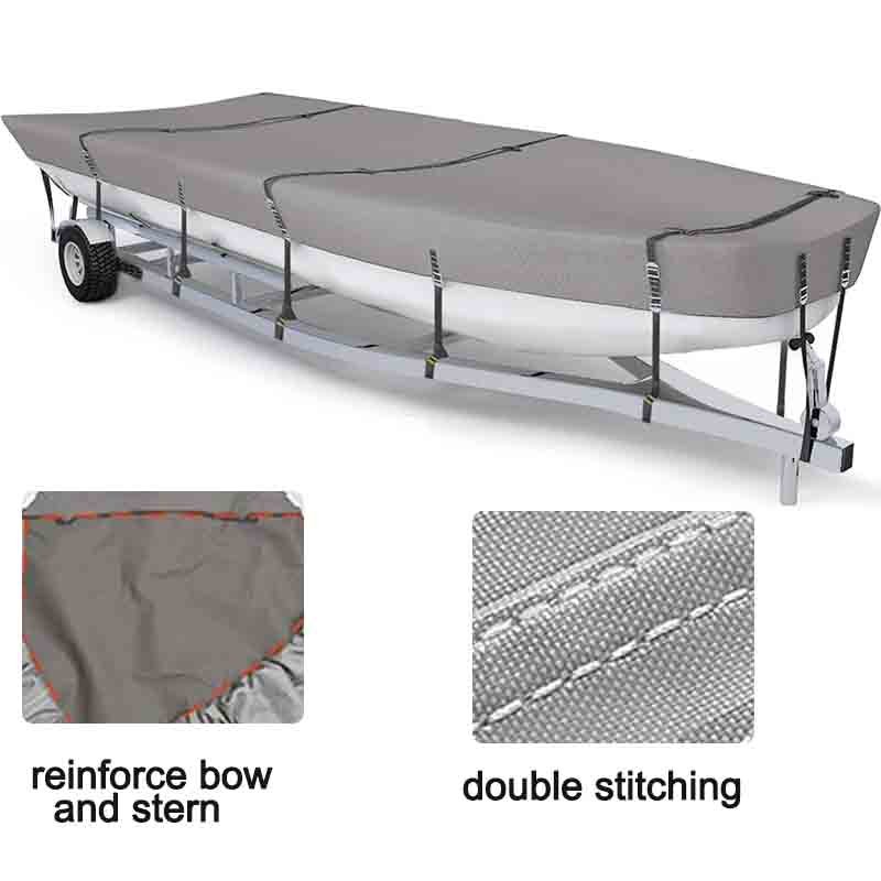 Custom Fit Boat Cover High Quality Heavy Duty All Weather Waterproof Dustproof Rainproof Durable Boat Cover