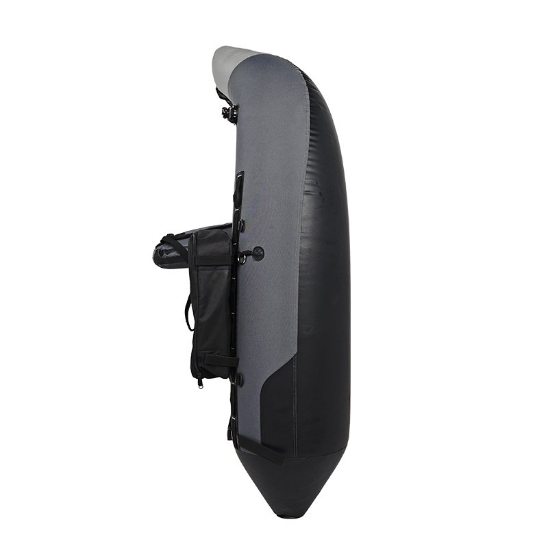 V Shape Single Seat Lure Boat Oxford Cover Inflatable Fishing Float Tube with Adjustable Straps and Storage Pockets